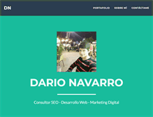 Tablet Screenshot of darionavarro.com
